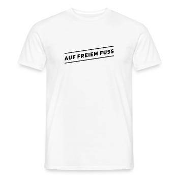 in der Freiheit - Männer T-Shirt - Weiß - Vorne - AI Model Male 178 dark (178cm)
