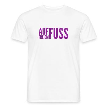 die Freiheit ist toll - Männer T-Shirt - Weiß - Vorne - AI Model Male 178 dark (178cm)