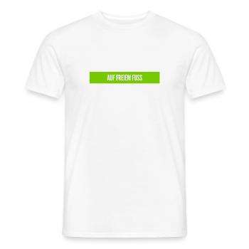 ich liebe die Freiheit - Männer T-Shirt - Weiß - Vorne - AI Model Male 178 dark (178cm)