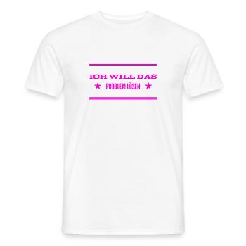 kein Problem - Männer T-Shirt - Weiß - Vorne - AI Model Male 178 dark (178cm)