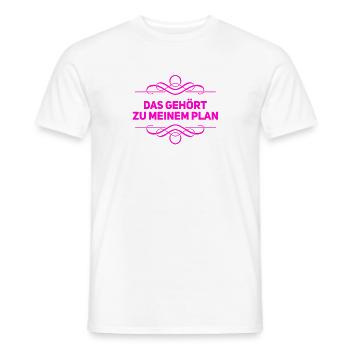 so wollte ich es - Männer T-Shirt - Weiß - Vorne - AI Model Male 178 dark (178cm)