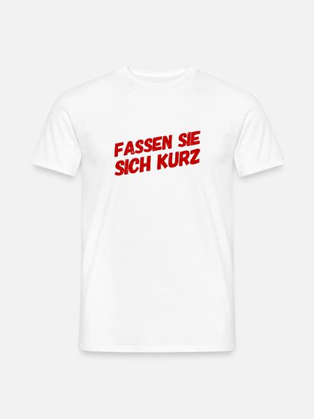 weniger ist mehr - Männer T-Shirt - Weiß