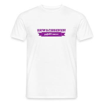 Erwachsene mögen das - Männer T-Shirt - Weiß - Vorne - AI Model Male 178 dark (178cm)