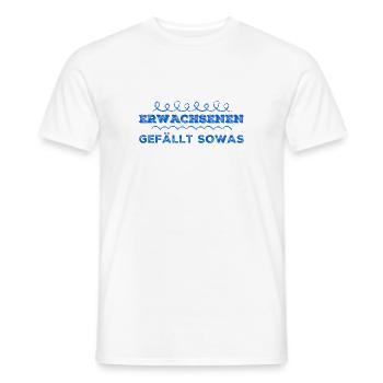 Erwachsene mögen das - Männer T-Shirt - Weiß - Vorne - AI Model Male 178 dark (178cm)