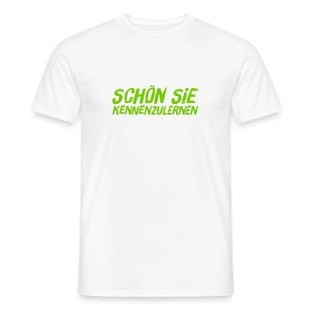 ich mag sie - Männer T-Shirt - Weiß - Vorne - AI Model Male 178 dark (178cm)