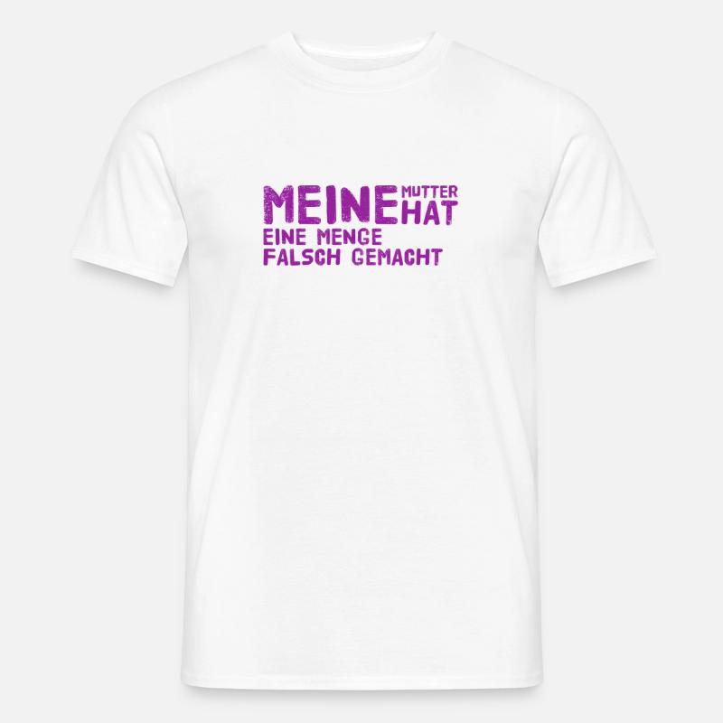 Fehler bei der Erziehung - Männer T-Shirt - Weiß