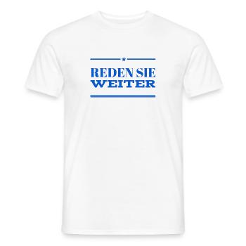 ich höre ihnen gerne zu - Männer T-Shirt - Weiß - Vorne - AI Model Male 178 dark (178cm)