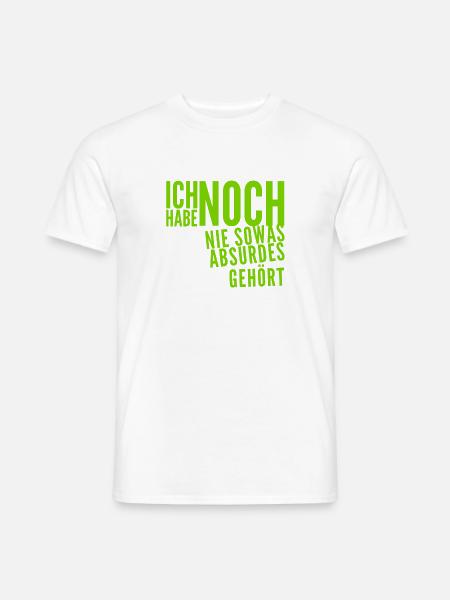 das ist nicht zu glauben - Männer T-Shirt - Weiß