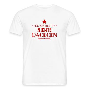 ist ok - Männer T-Shirt - Weiß - Vorne - AI Model Male 178 dark (178cm)