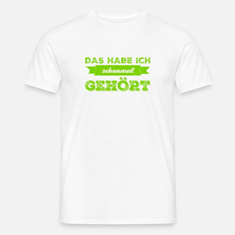 das kenn ich doch - Männer T-Shirt - Weiß