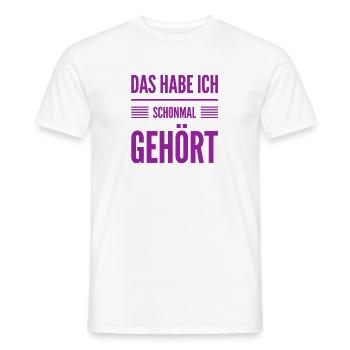 das ist mir vertraut - Männer T-Shirt - Weiß - Vorne - AI Model Male 178 dark (178cm)