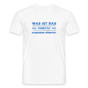 bleib optimistisch - Männer T-Shirt - Weiß - Vorne - AI Model Male 178 dark (178cm)