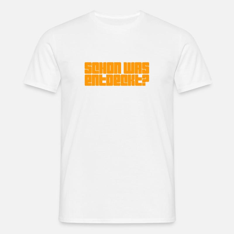 ich will was entdecken - Männer T-Shirt - Weiß