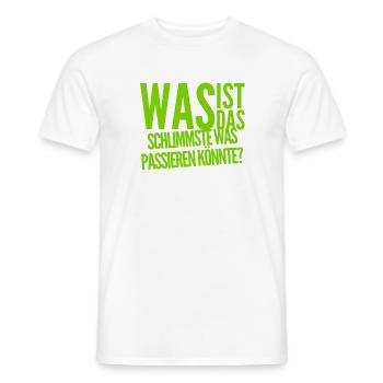 es wird gut werden - Männer T-Shirt - Weiß - Vorne - AI Model Male 178 dark (178cm)