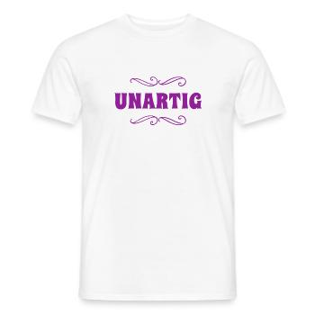 ich liebe es unartig zu sein - Männer T-Shirt - Weiß - Vorne - AI Model Male 178 dark (178cm)