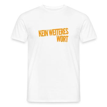ich fordere Schweigen - Männer T-Shirt - Weiß - Vorne - AI Model Male 178 dark (178cm)