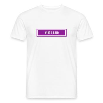 jetzt aber dalli - Männer T-Shirt - Weiß - Vorne - AI Model Male 178 dark (178cm)