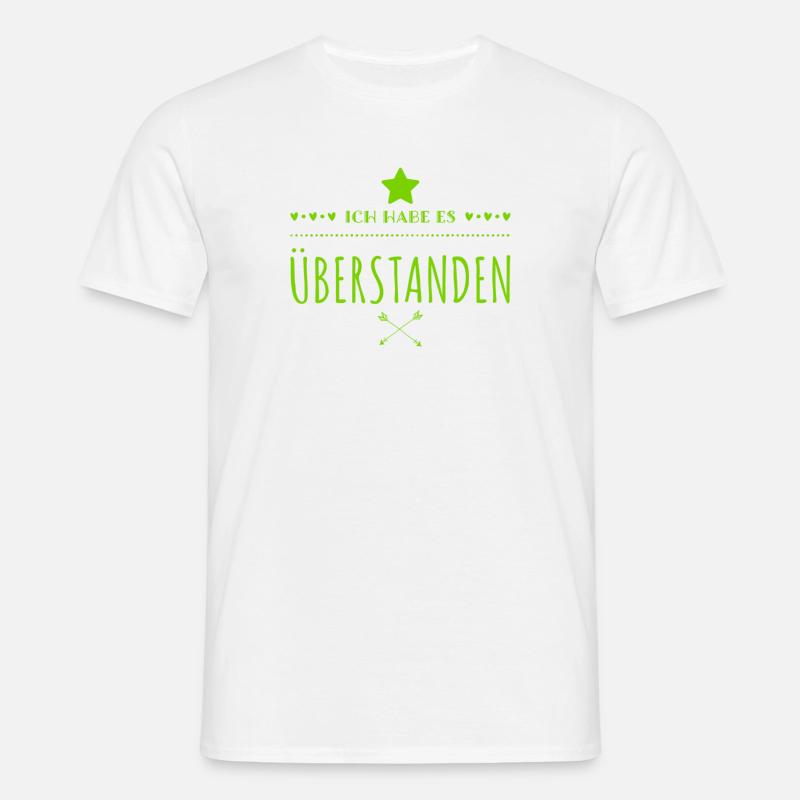 endlich vorbei - Männer T-Shirt - Weiß