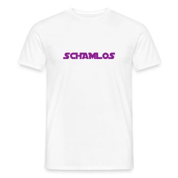 keine Scham - Männer T-Shirt - Weiß - Vorne - AI Model Male 178 dark (178cm)