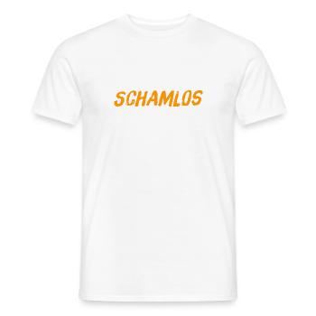 ich spüre keine Scham - Männer T-Shirt - Weiß - Vorne - AI Model Male 178 dark (178cm)