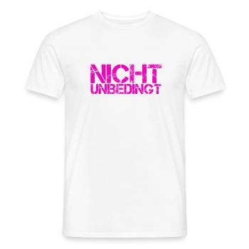 kann, muss aber nicht - Männer T-Shirt - Weiß - Vorne - AI Model Male 178 dark (178cm)