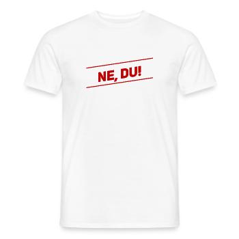du bist dran - Männer T-Shirt - Weiß - Vorne - AI Model Male 178 dark (178cm)