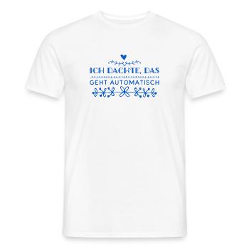 da lag ich falsch - Männer T-Shirt - Weiß - Vorne - AI Model Male 178 dark (178cm)