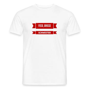 die große Schwester - Männer T-Shirt - Weiß - Vorne - AI Model Male 178 dark (178cm)
