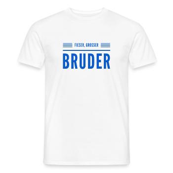 fieser, großer Bruder - Männer T-Shirt - Weiß - Vorne - AI Model Male 178 dark (178cm)
