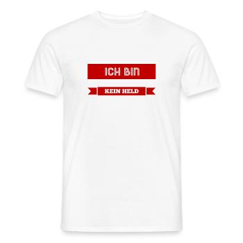Antiheld - Männer T-Shirt - Weiß - Vorne - AI Model Male 178 dark (178cm)