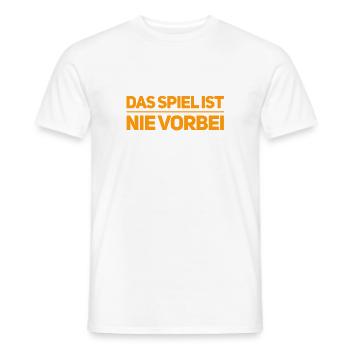ich spiele gerne Spiele - Männer T-Shirt - Weiß - Vorne - AI Model Male 178 dark (178cm)