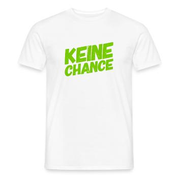 du bist chancenlos - Männer T-Shirt - Weiß - Vorne - AI Model Male 178 dark (178cm)