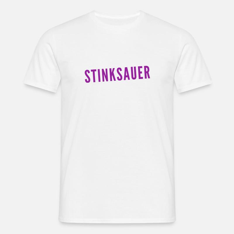 ich bin stinksauer - Männer T-Shirt - Weiß