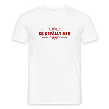 ich finde es spitze - Männer T-Shirt - Weiß - Vorne - AI Model Male 178 dark (178cm)