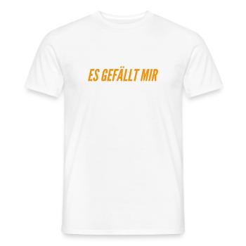ich finde es toll - Männer T-Shirt - Weiß - Vorne - AI Model Male 178 dark (178cm)