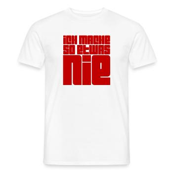 das ist nichts für mich - Männer T-Shirt - Weiß - Vorne - AI Model Male 178 dark (178cm)