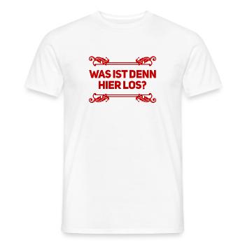 ich bin verwundert - Männer T-Shirt - Weiß - Vorne - AI Model Male 178 dark (178cm)