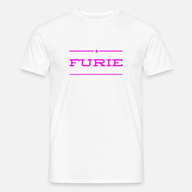 ich bin eine Furie - Männer T-Shirt - Weiß