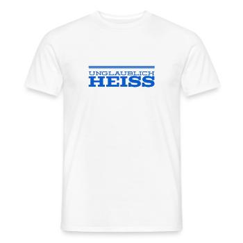 ich bin hübsch - Männer T-Shirt - Weiß - Vorne - AI Model Male 178 dark (178cm)