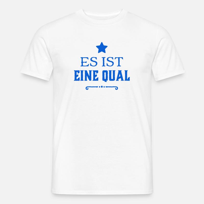 was für eine Mühe - Männer T-Shirt - Weiß