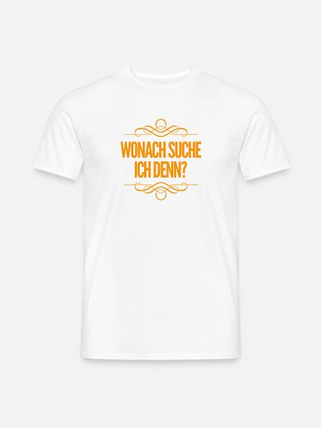 was suche ich? - Männer T-Shirt - Weiß