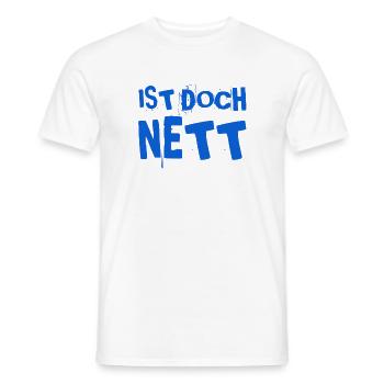 ich finde es gut - Männer T-Shirt - Weiß - Vorne - AI Model Male 178 dark (178cm)