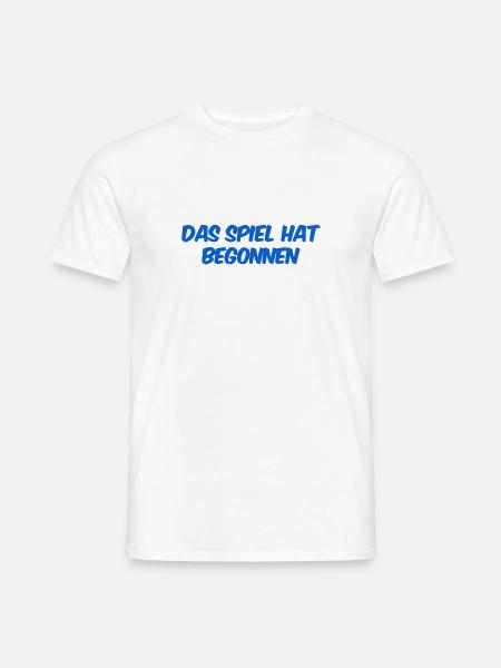 es hat begonnen - Männer T-Shirt - Weiß