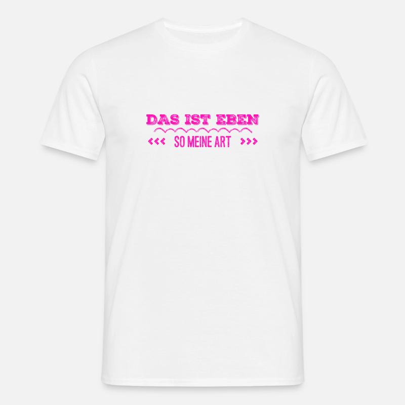 das bin ich - Männer T-Shirt - Weiß
