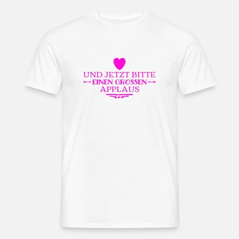 applaudieren sie bitte - Männer T-Shirt - Weiß