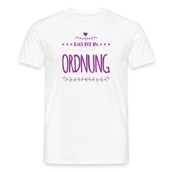 für mich ist das ok - Männer T-Shirt - Weiß - Vorne - AI Model Male 178 dark (178cm)