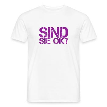 wie geht es ihnen? - Männer T-Shirt - Weiß - Vorne - AI Model Male 178 dark (178cm)