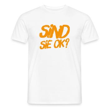 wie ist ihr Befinden? - Männer T-Shirt - Weiß - Vorne - AI Model Male 178 dark (178cm)