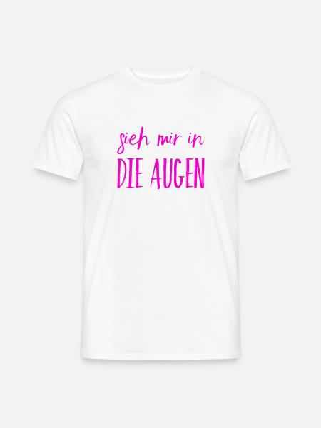 ich steh auf dich - Männer T-Shirt - Weiß