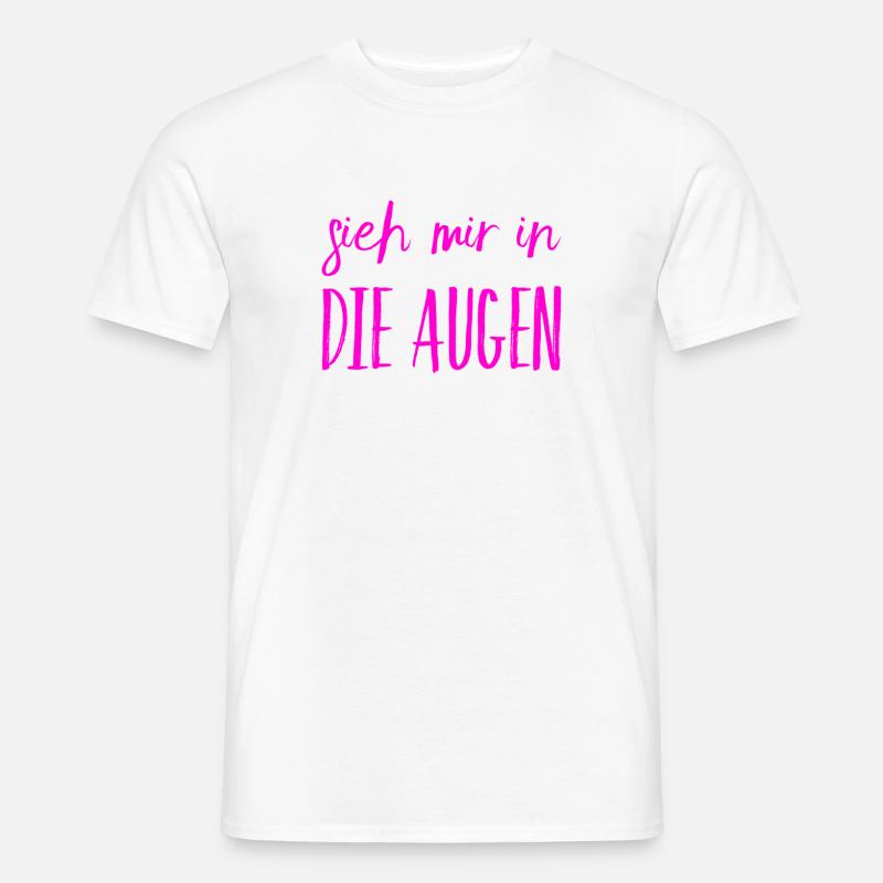 ich steh auf dich - Männer T-Shirt - Weiß